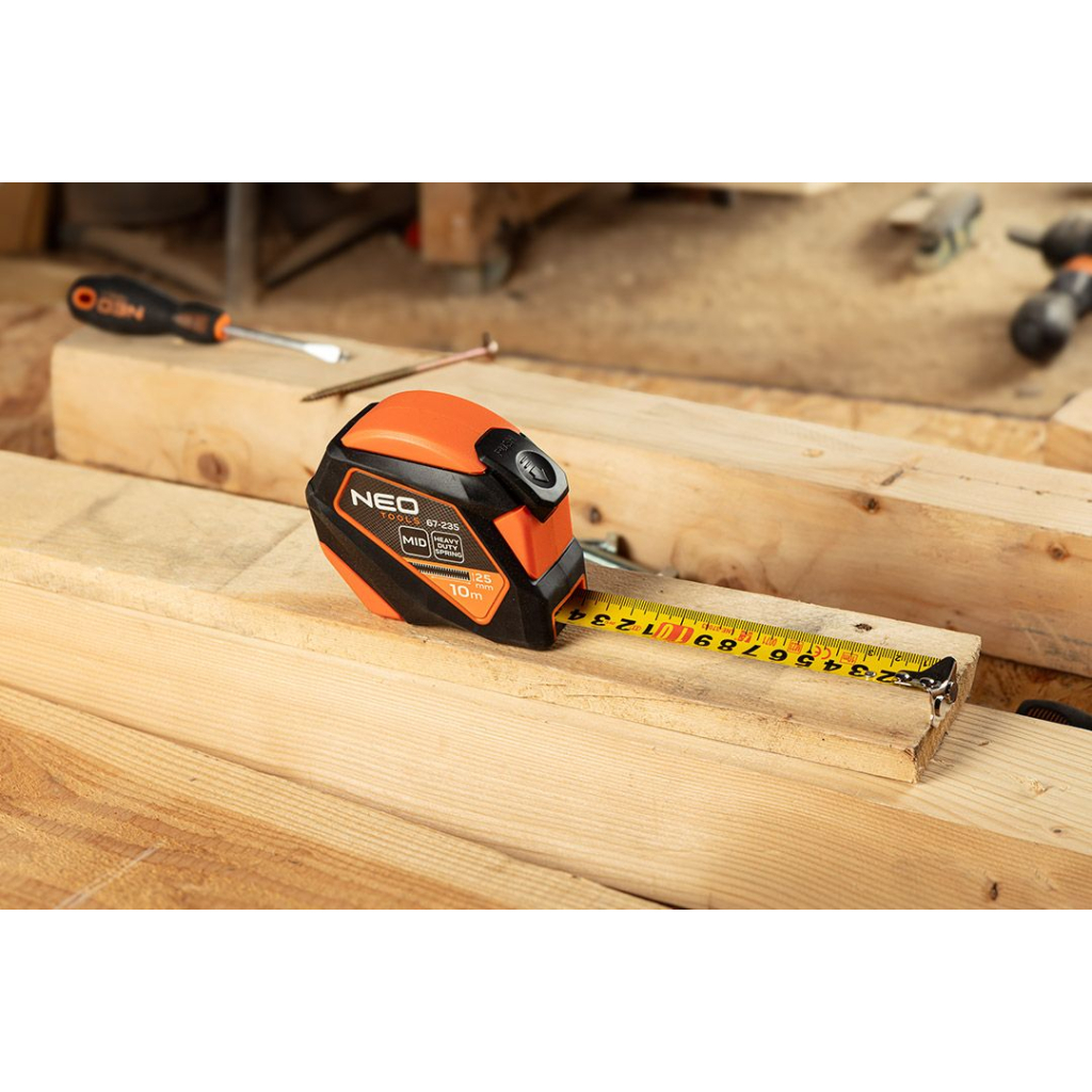 Рулетка Neo Tools 5мx19мм, з фіксатором змотування, магніт (67-232) - зображення 2