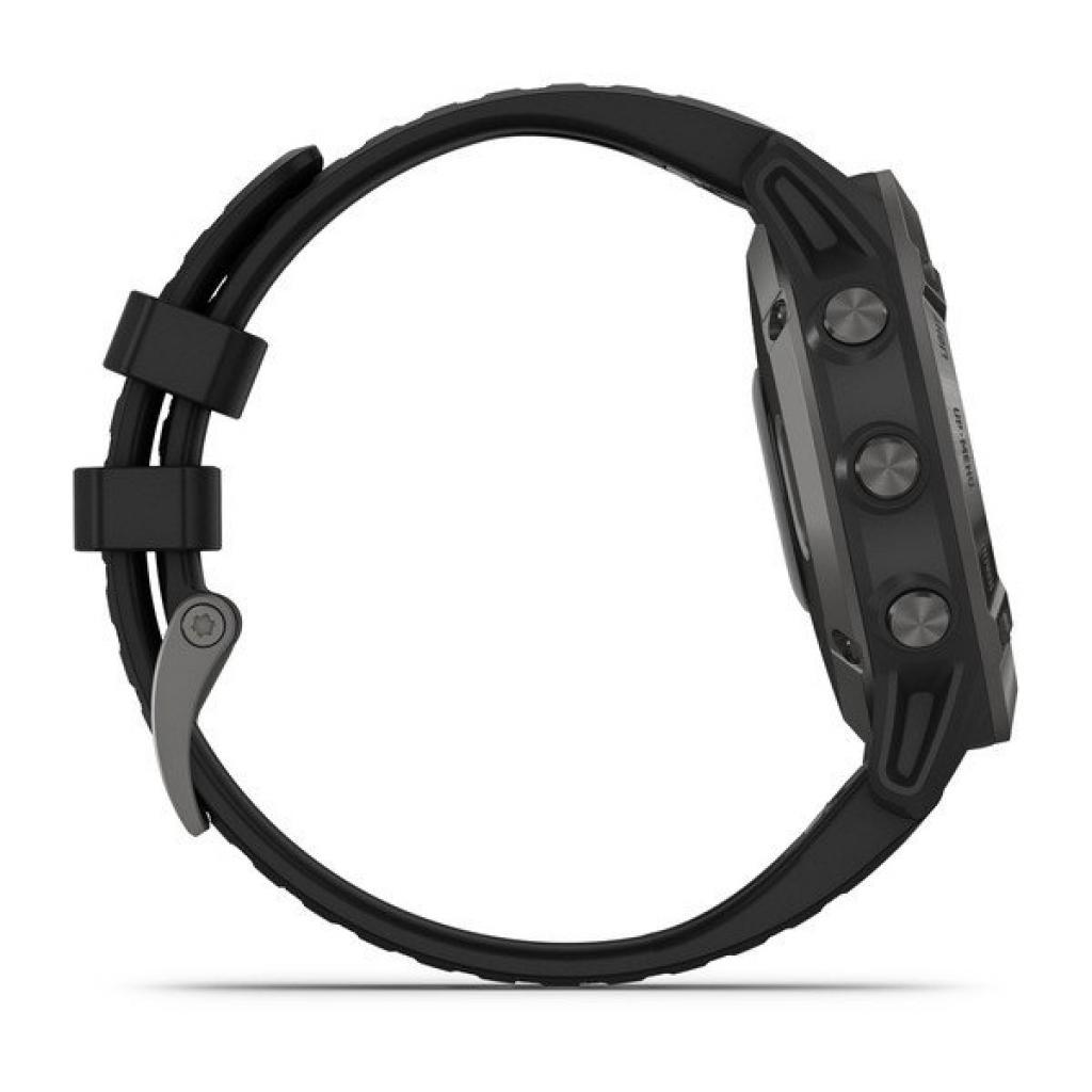 Смарт-годинник Garmin Fenix 6 Pro Sapphire Carbon Grey DLC with Black Band (010-02158-11/10) - зображення 5