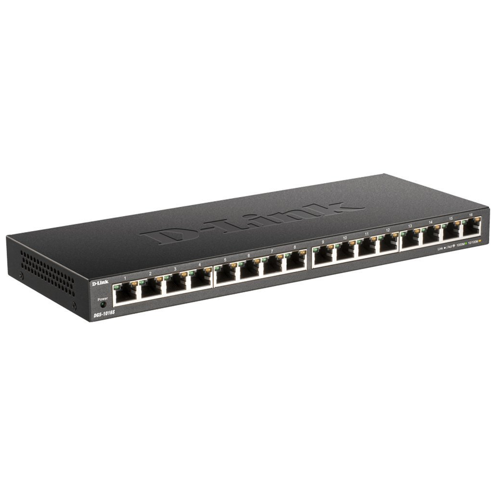 Комутатор мережевий D-Link DGS-1016S/E - зображення 2