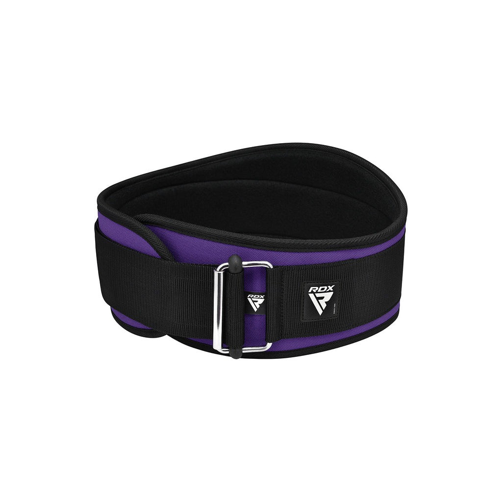 Атлетичний пояс RDX RX3 EVA Curve неопреновий Purpel S (WBE-RX3PR-S) - изображение 2