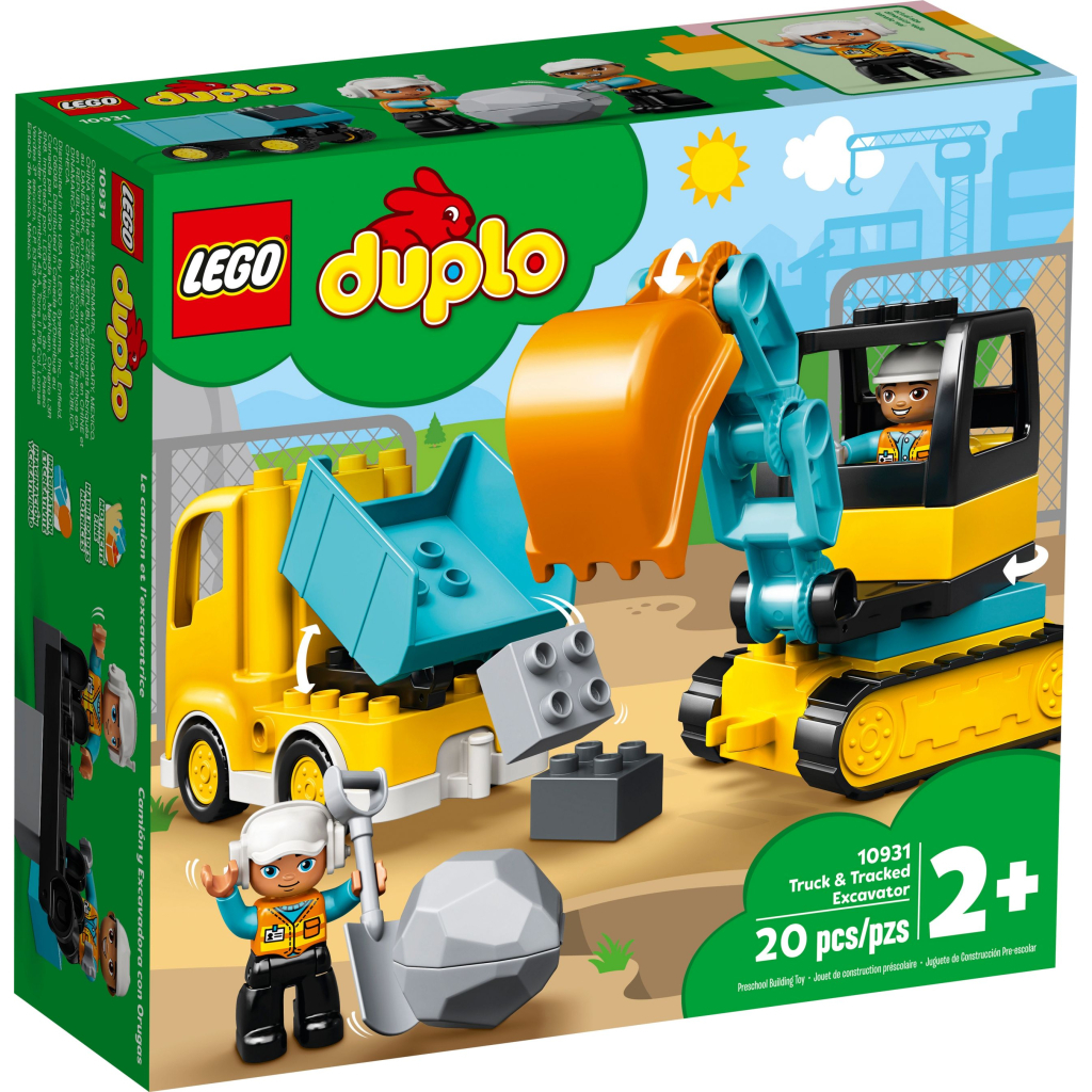 Конструктор LEGO Вантажівка і гусеничний екскаватор (10931) - изображение 1