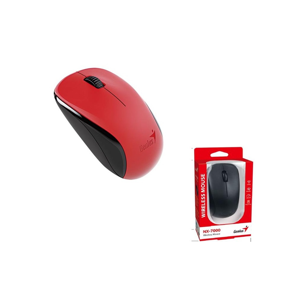 Мишка Genius NX-7000 Wireless Red (31030027403) - зображення 2