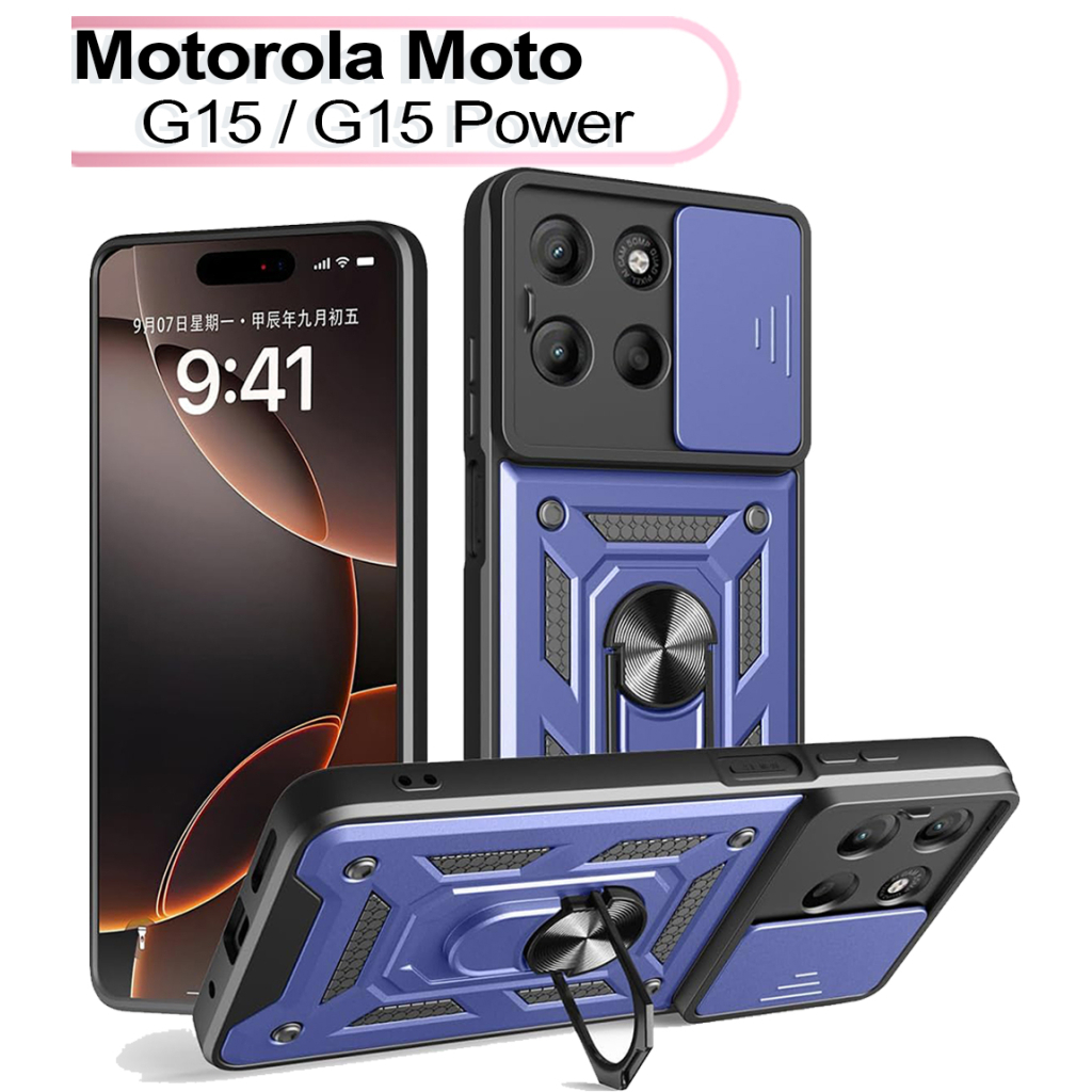 Чохол до мобільного телефона BeCover Military Motorola Moto G15 / G15 Power Blue (713531) - зображення 1