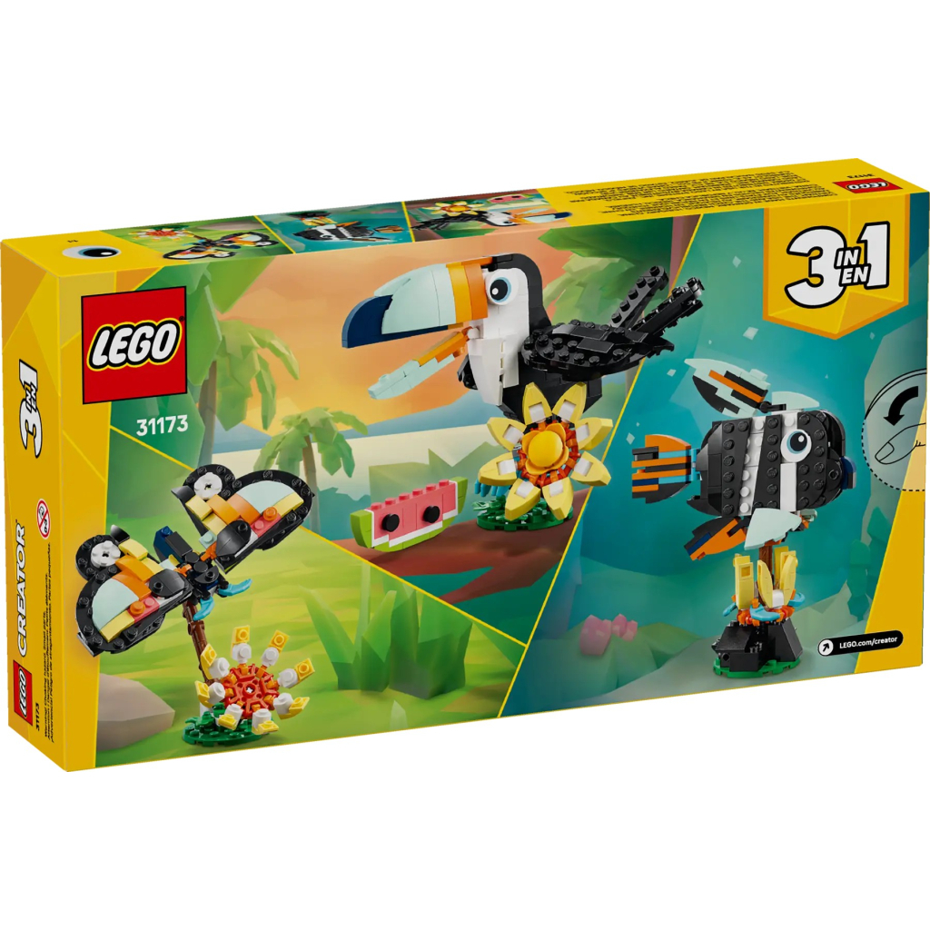 Конструктор LEGO Creator Дикі тварини: тропічний тукан (31173-) - зображення 2