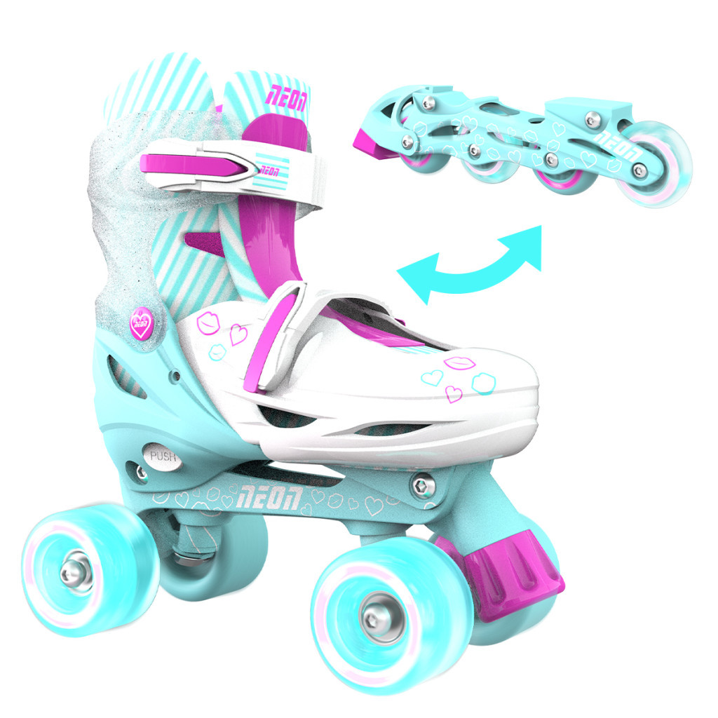 Роликові ковзани Neon Сombo Turquoise розмір 30-33 (NT09T4) - зображення 2