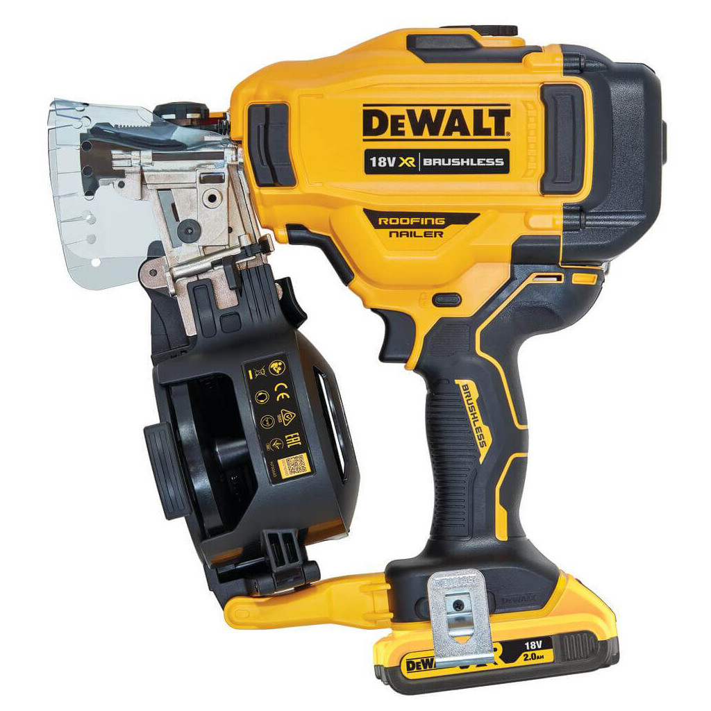 Цвяхозабивач DeWALT 18В XR Li-Ion 2x2Ah, 3.85 кг, TSTAK (DCN45RND2) - зображення 1
