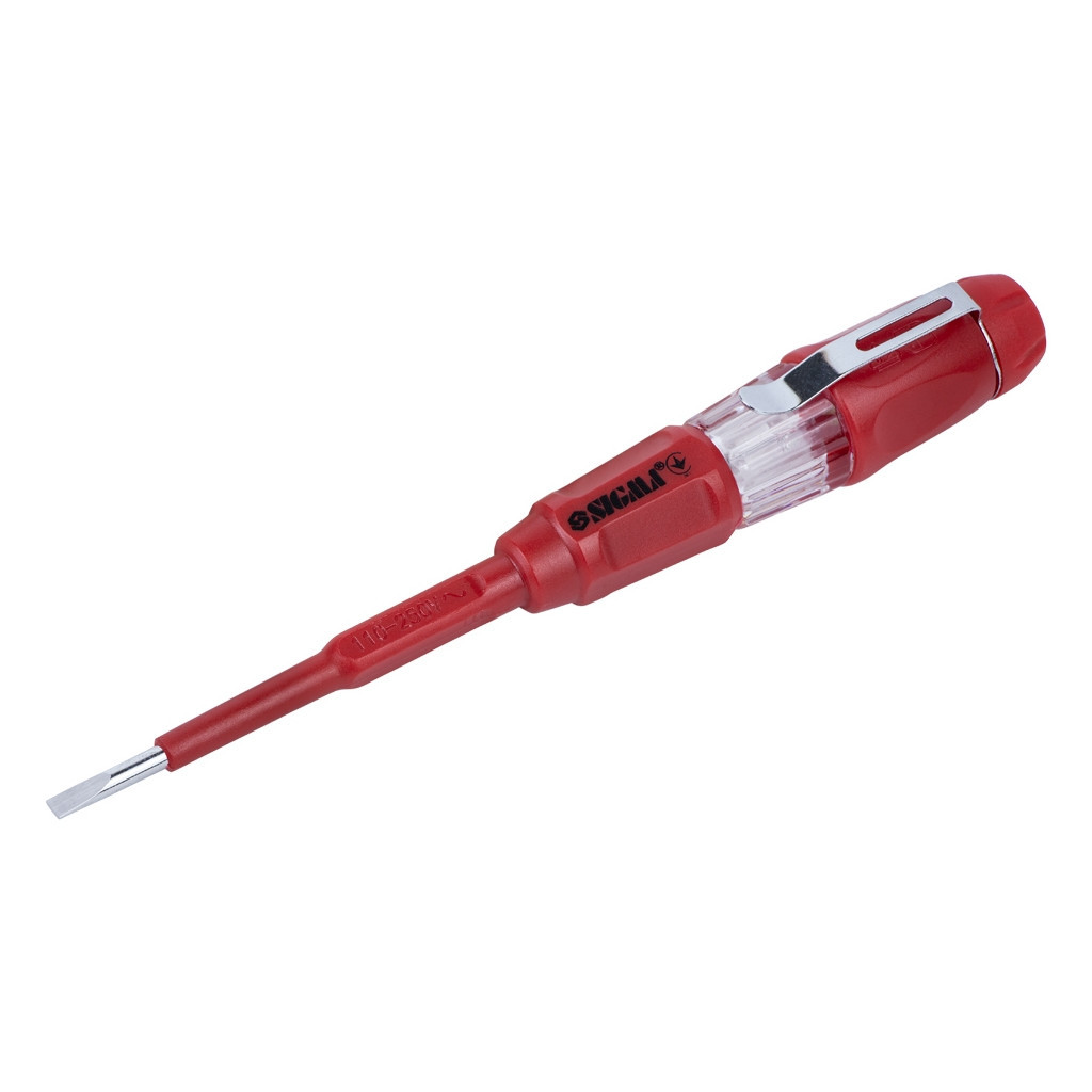 Викрутка Sigma з індикатором напруги SL 3.0x140мм 110-250В (4008721) - зображення 2