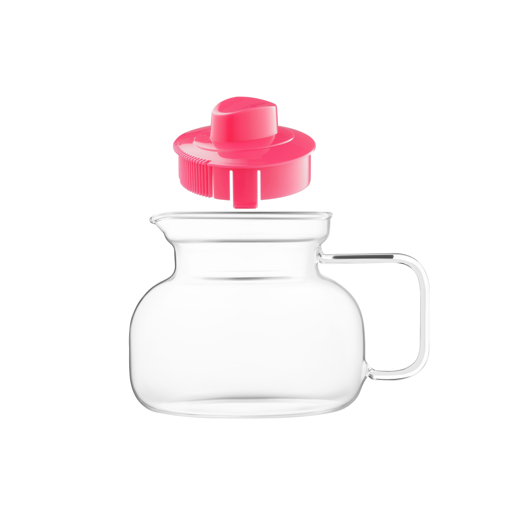 Заварник Termisil Maja Barrel Glass Handle 1000 мл Pink (CDTP100AR) - изображение 2