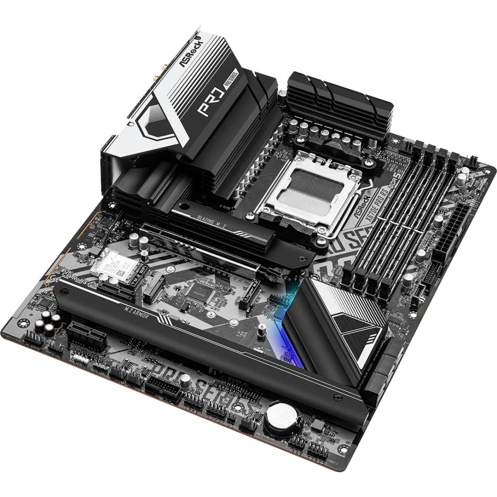 Материнська плата ASRock X670E PRO RS - зображення 4