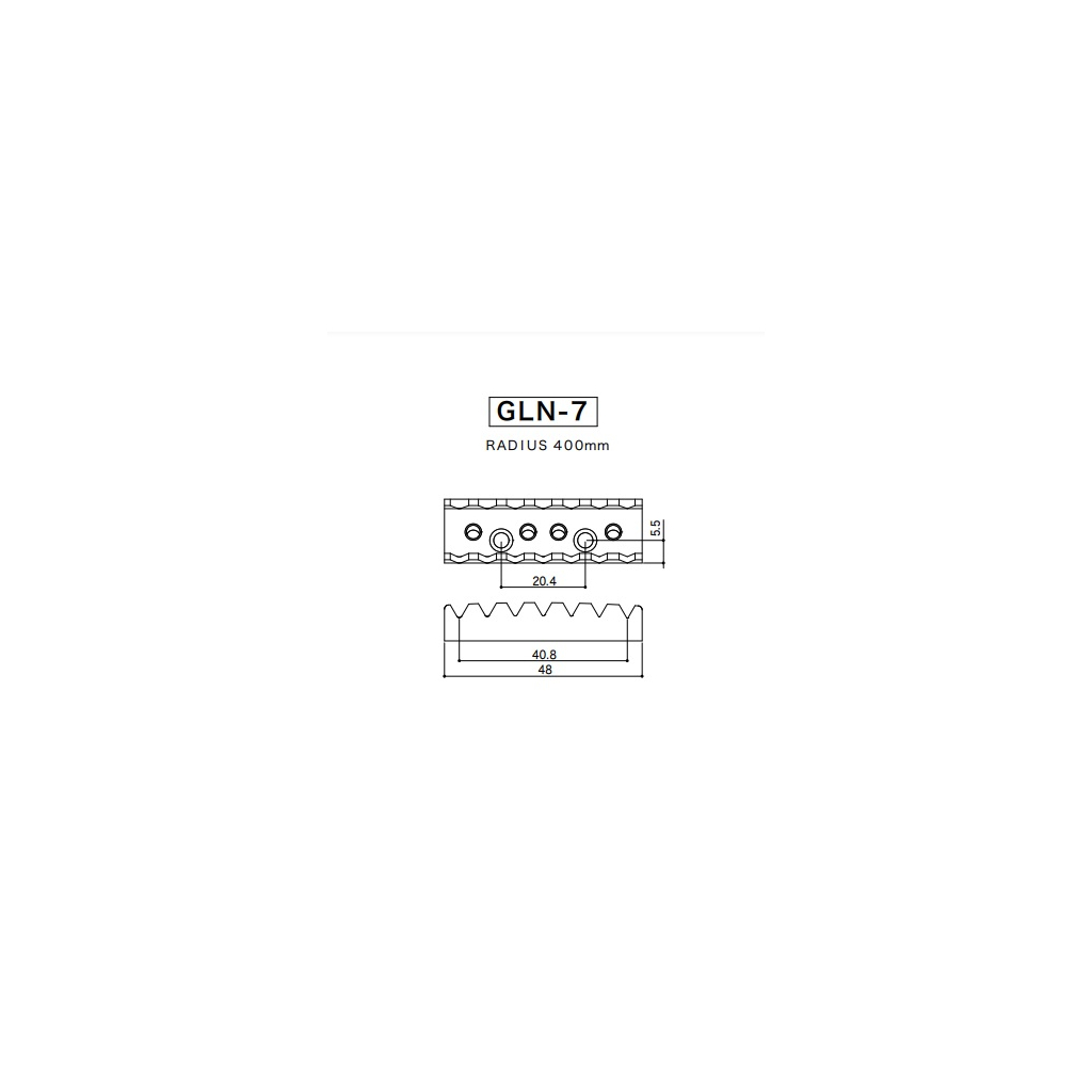 Поріжок для гітари Gotoh GLN-7 B - зображення 2