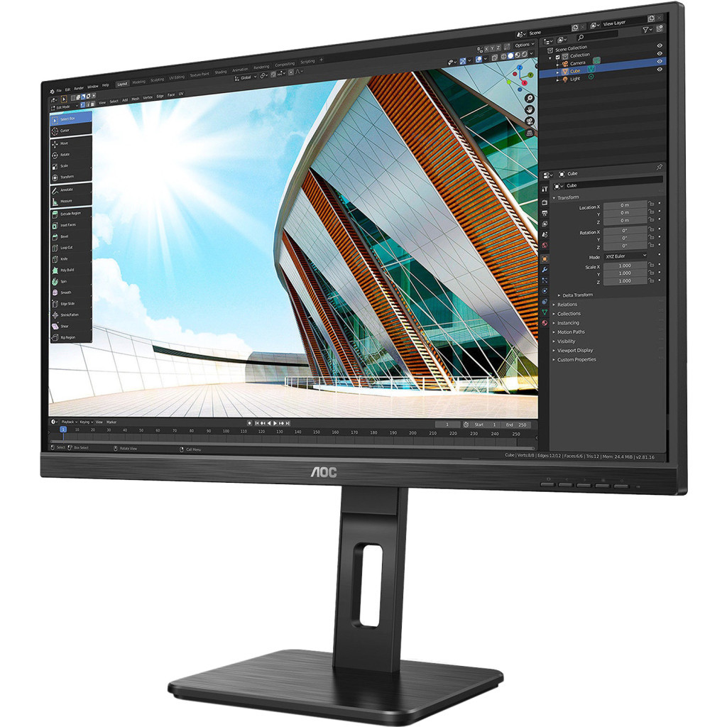 Монітор AOC Q27P2Q - зображення 3