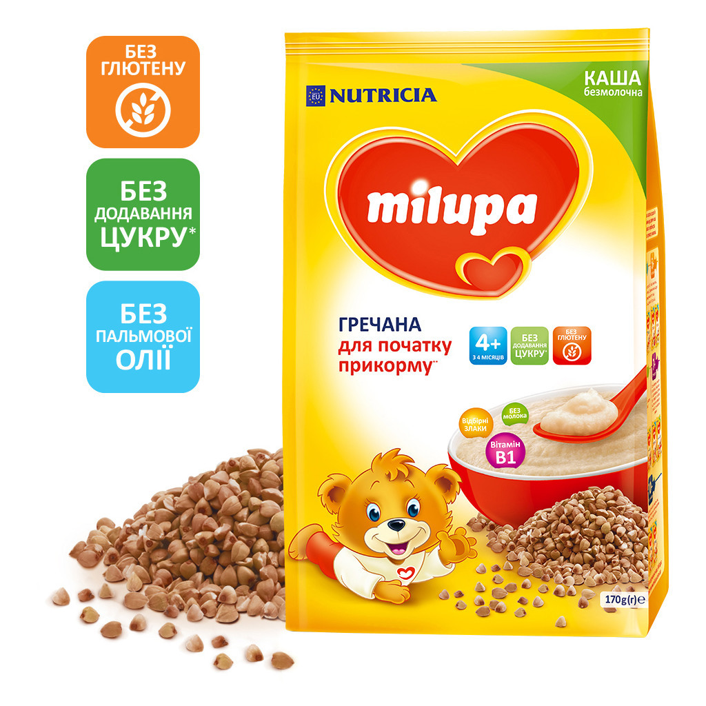 Дитяча каша Milupa Гречана 170 г (5900852039003) - изображение 1