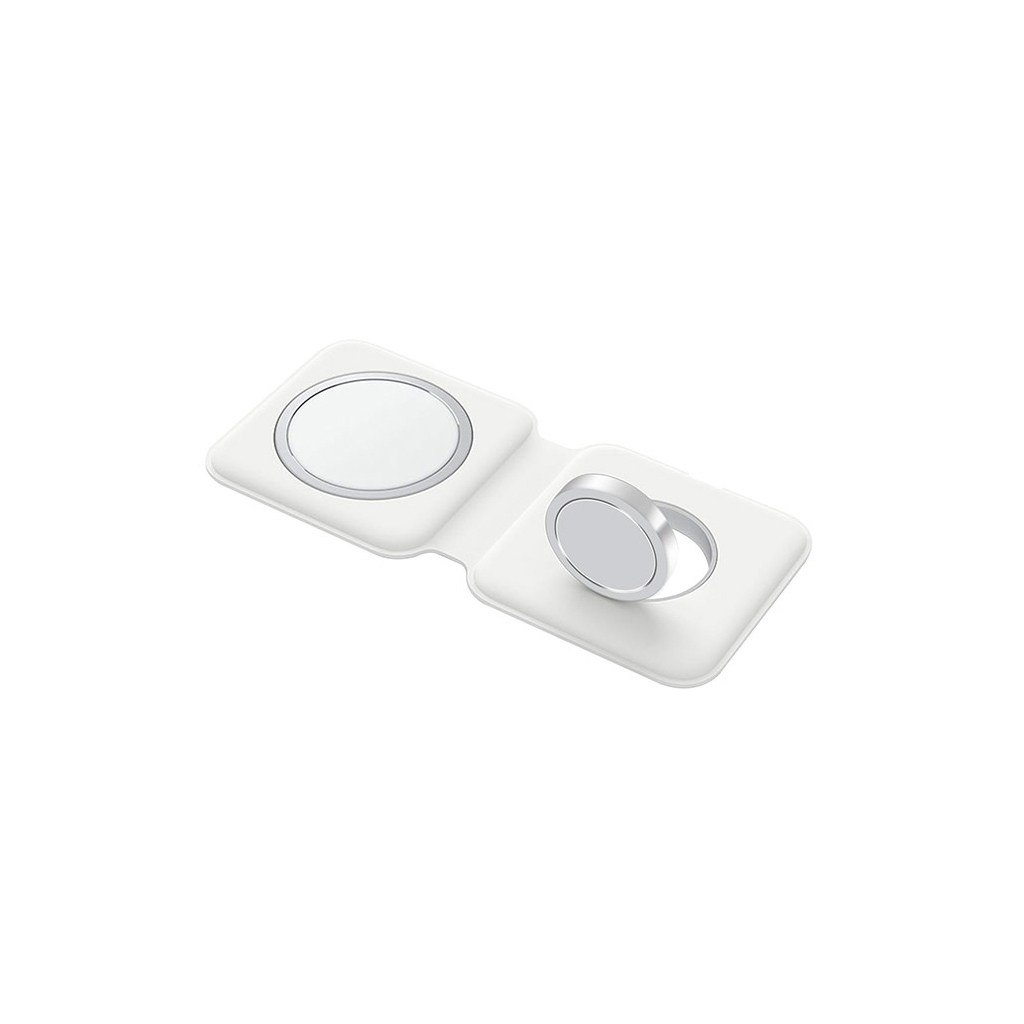 Зарядний пристрій ColorWay MagSafe Duo Charger 15W for iPhone (White) (CW-CHW32Q-WT) - зображення 2