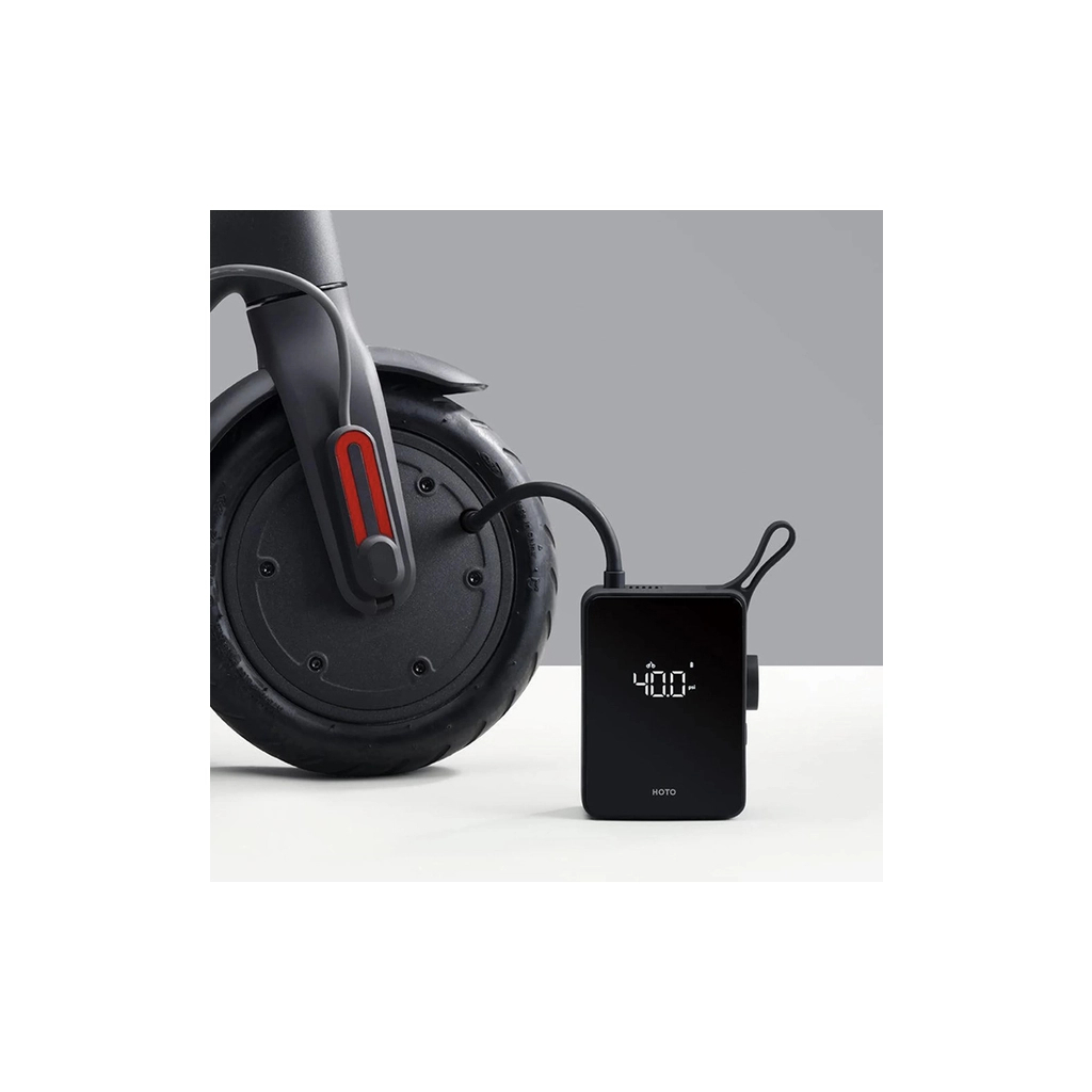 Автомобільний компресор Xiaomi HOTO Portable Electric Tire Inflator (QWCQB001) - зображення 7