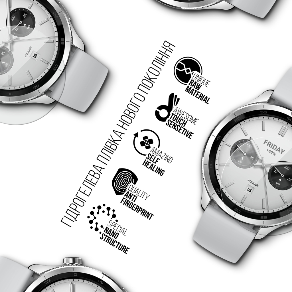 Плівка захисна Armorstandart Xiaomi Watch S4 6pcs (ARM79897) - изображение 2
