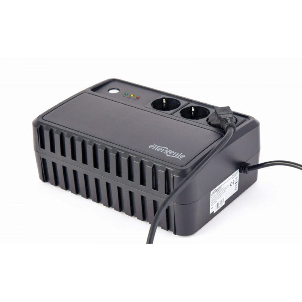 Пристрій безперебійного живлення EnerGenie EG-UPS-3SDT600-01 650VA 360W (EG-UPS-3SDT600-01) - зображення 2