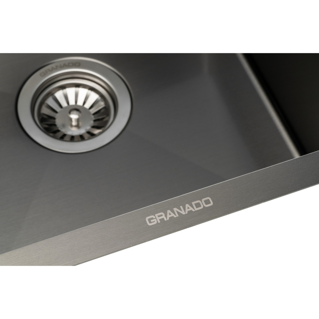 Мийка кухонна GRANADO Under top STEEL S201 black (GS08201B) - зображення 3
