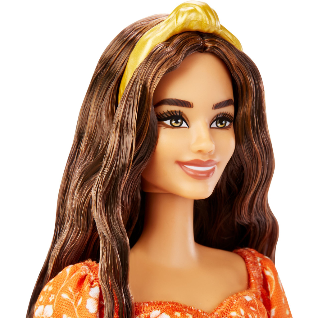 Лялька Barbie Модниця в помаранчевій квітковій сукні (HBV16) - зображення 4