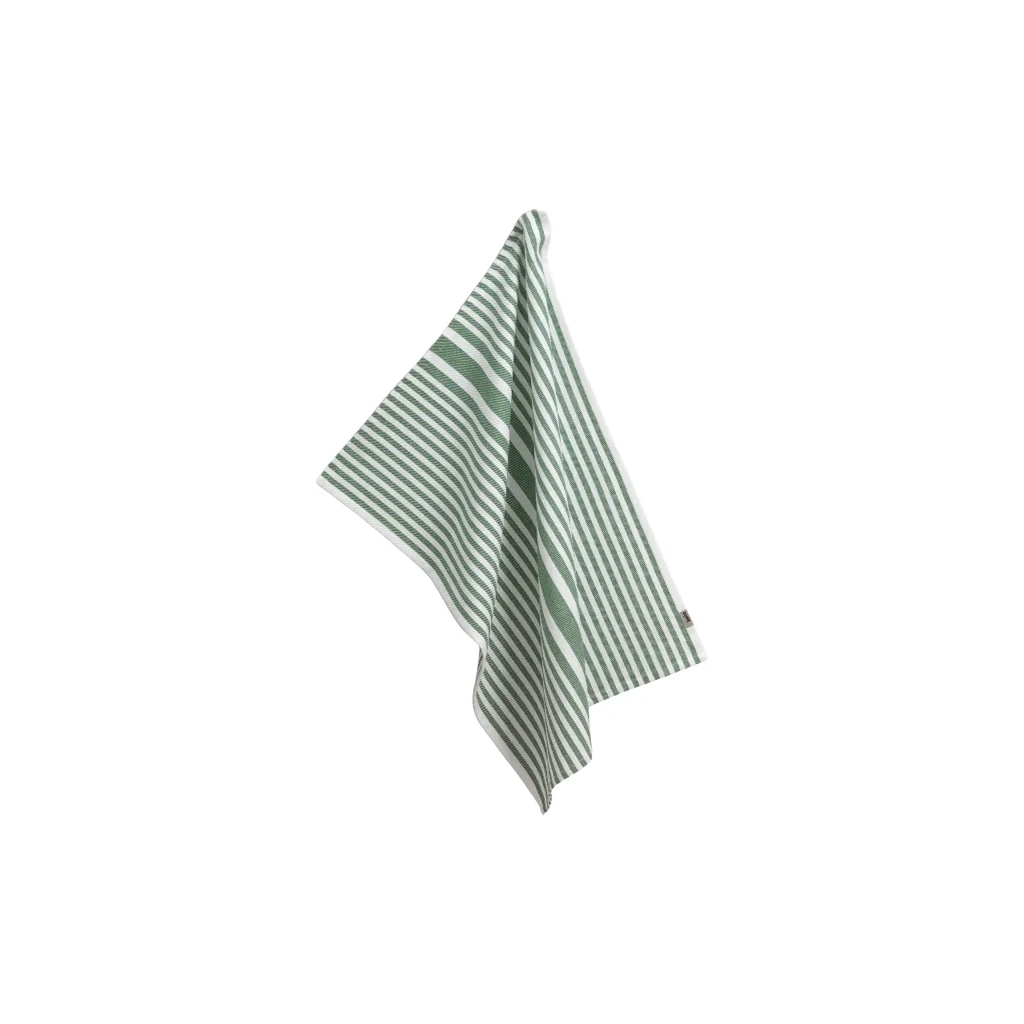 Рушник Kela кухонний Cora, 70x50 см, зелений в смужку (12824) (00000024661) - зображення 1