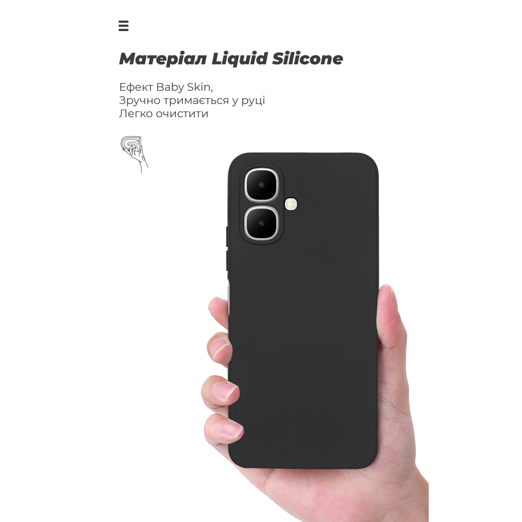 Чохол до мобільного телефона Armorstandart ICON Infinix Smart 10 4G Black (ARM87152) - зображення 7