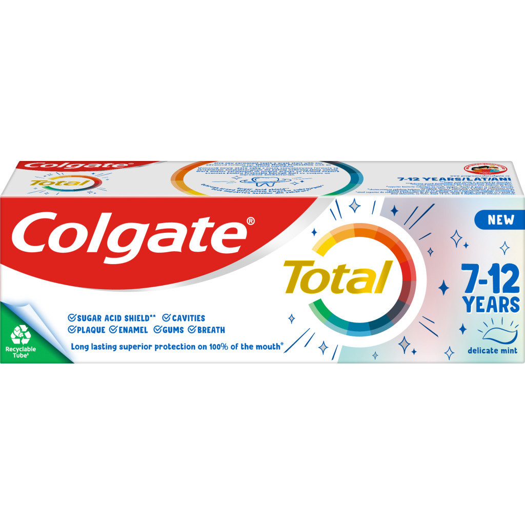 Дитяча зубна паста Colgate Total kids 7-12 років 50 мл (8718951433120) - изображение 1