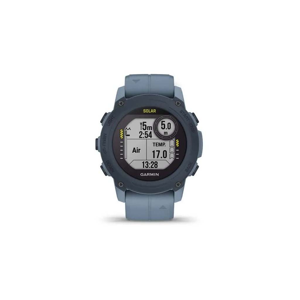 Смарт-годинник Garmin Descent G1 Solar, Dive Computer, Hurricane Blue, GPS (010-02604-13) - зображення 4