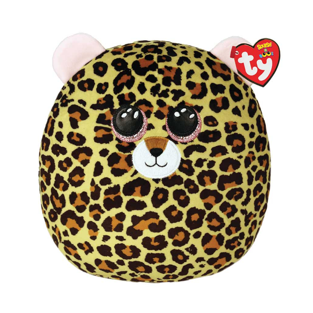 М'яка іграшка Ty Squish-a-Boos Леопард Livvie 40 см (39221) - зображення 1