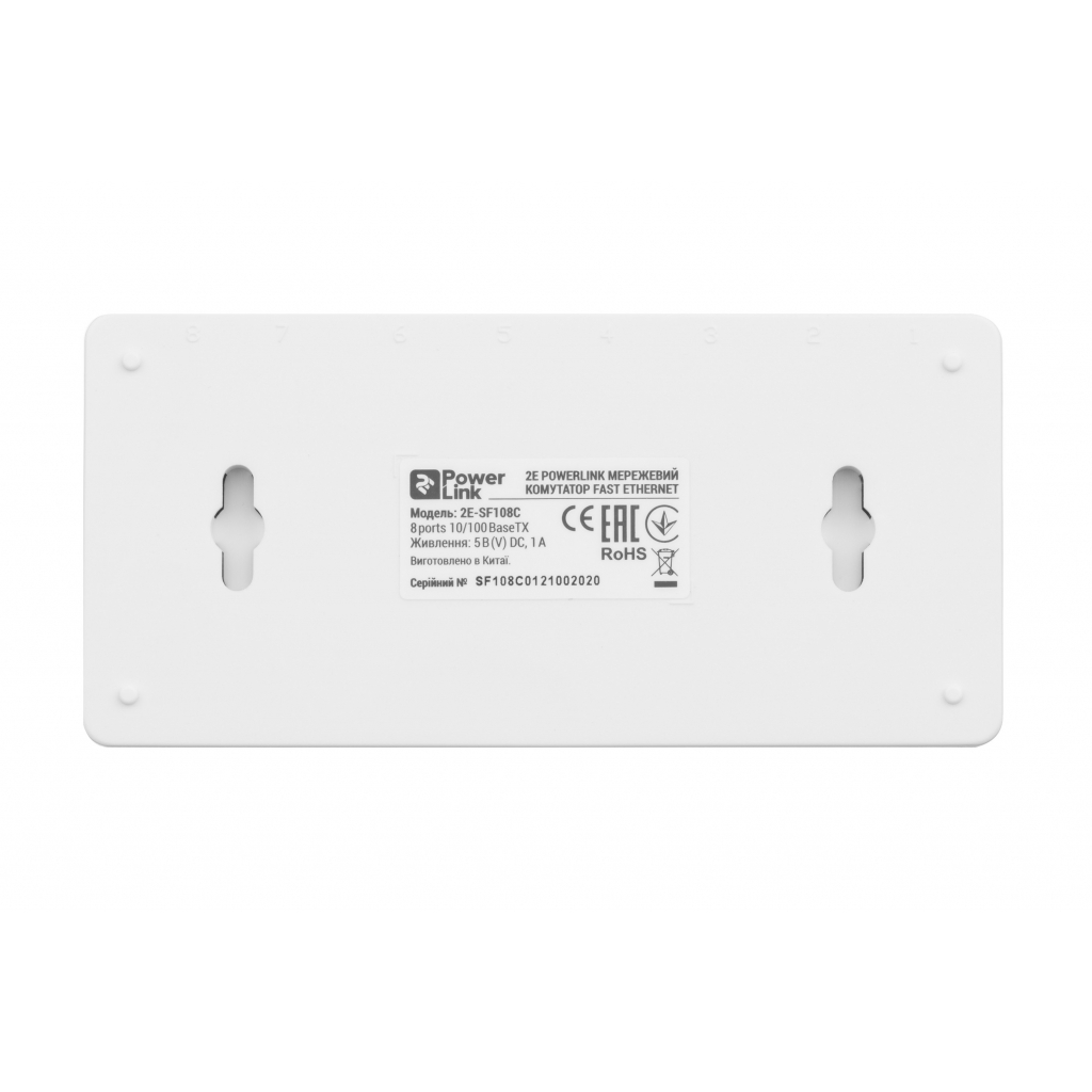 Комутатор мережевий 2E 2E-SF108C - изображение 6