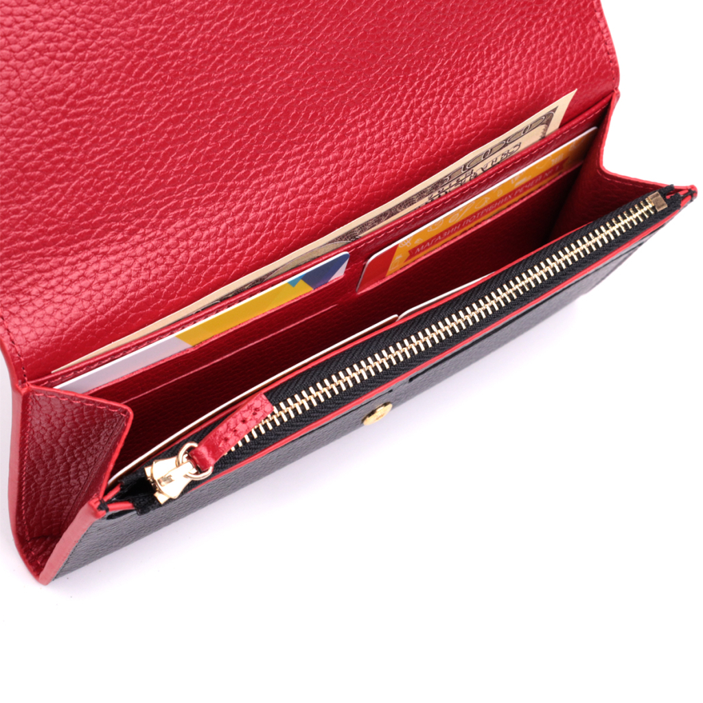 Гаманець Tony Bellucci З натуральної шкіри Чорний (22860) - зображення 7