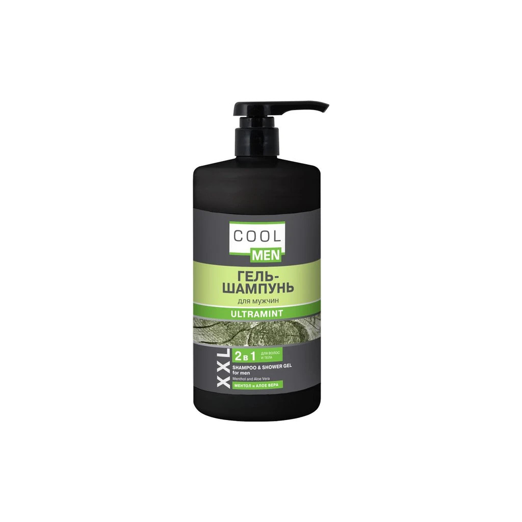 Гель для душу Cool Men Ultramint 2 в 1 1 л (4823015941641) - зображення 1