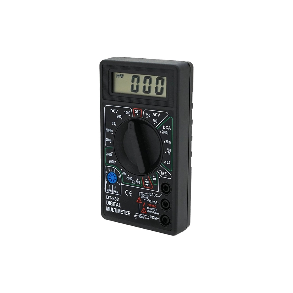 Цифровий мультиметр Voltronic DT-832, V, A, R, Q100 (DT-832) - зображення 1