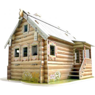Збірна модель Умная бумага Російська хата з героями (206) - зображення 2