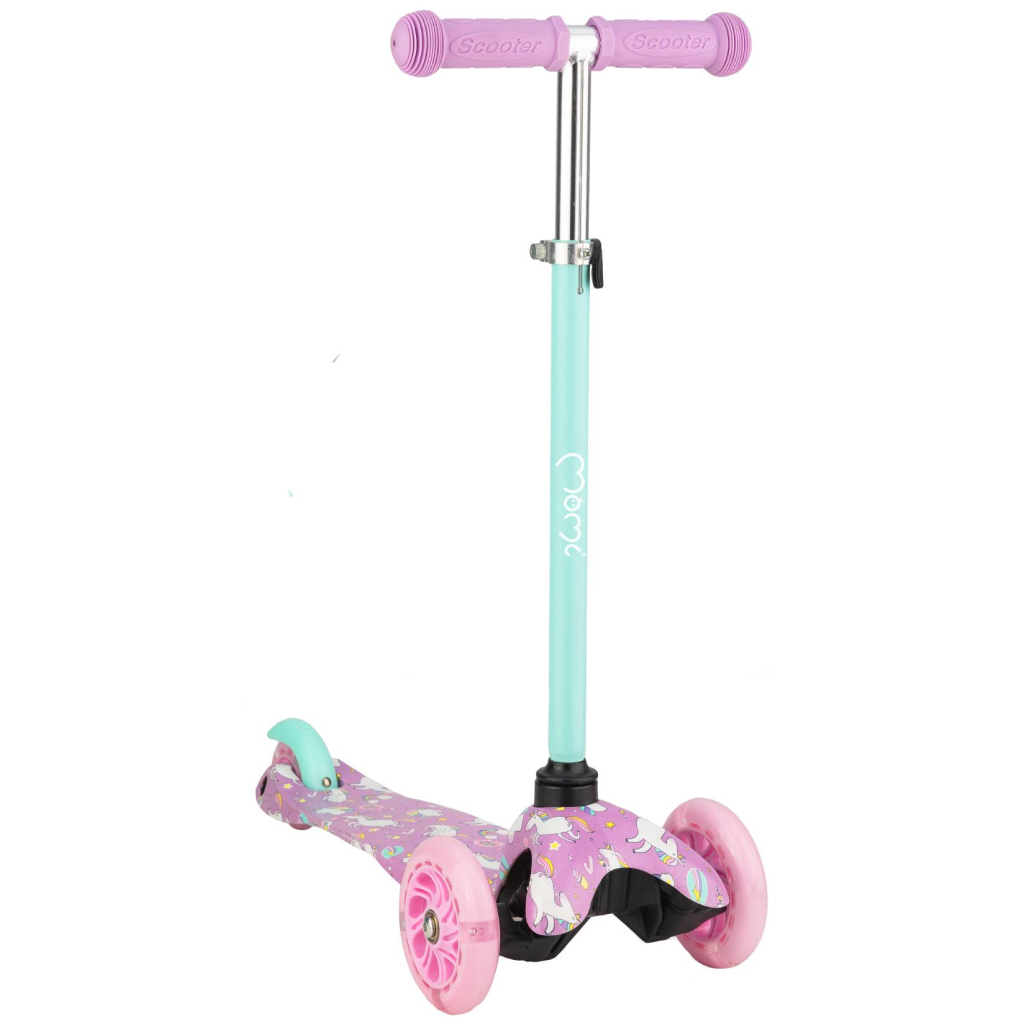 Самокат MoMi Weendy Purple unicorns (5900495945266) (HULA00006) - зображення 1