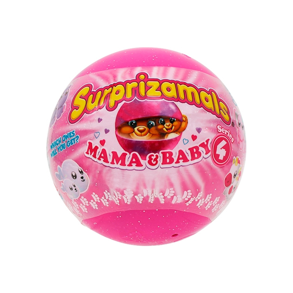 М'яка іграшка Surprizamals сюрприз у кулі S4 – Мама та малюк (SU03511-5016) - зображення 1