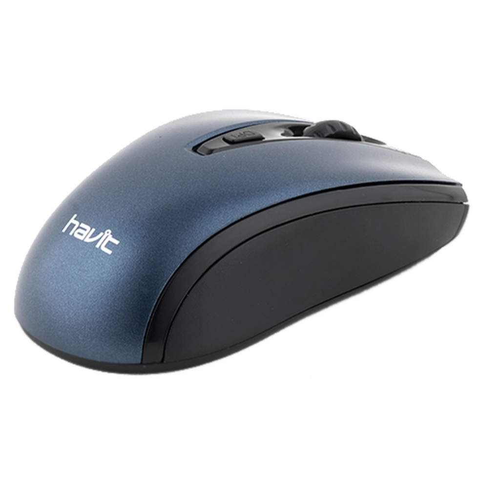 Мишка Havit HV-MS858GT Wireless Black-Blue (6939119026721) - зображення 2