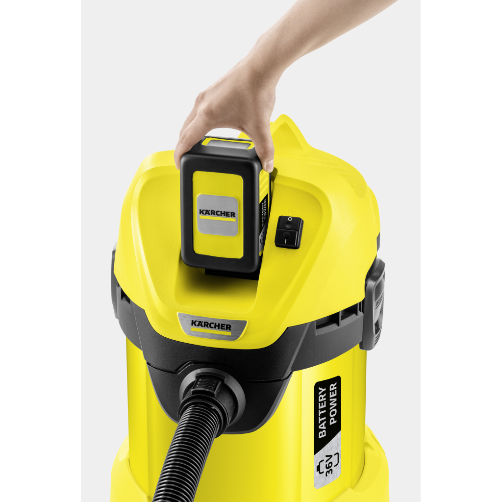 Пилосос будівельний Karcher WD 3 Battery (без АКБ та ЗП) (1.629-910.0) - изображение 7