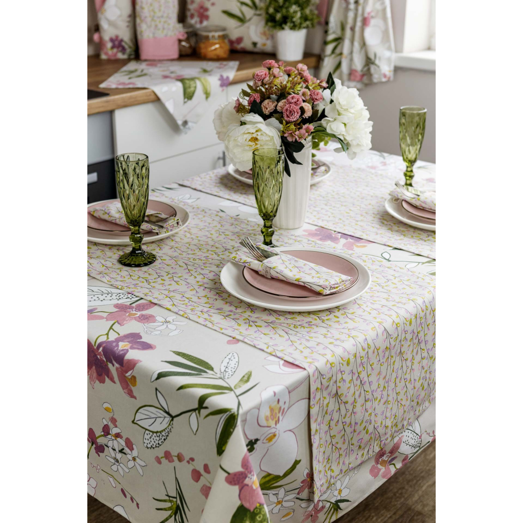 Скатертина Прованс Орхідея 136х220 см (4823093449442) - зображення 4