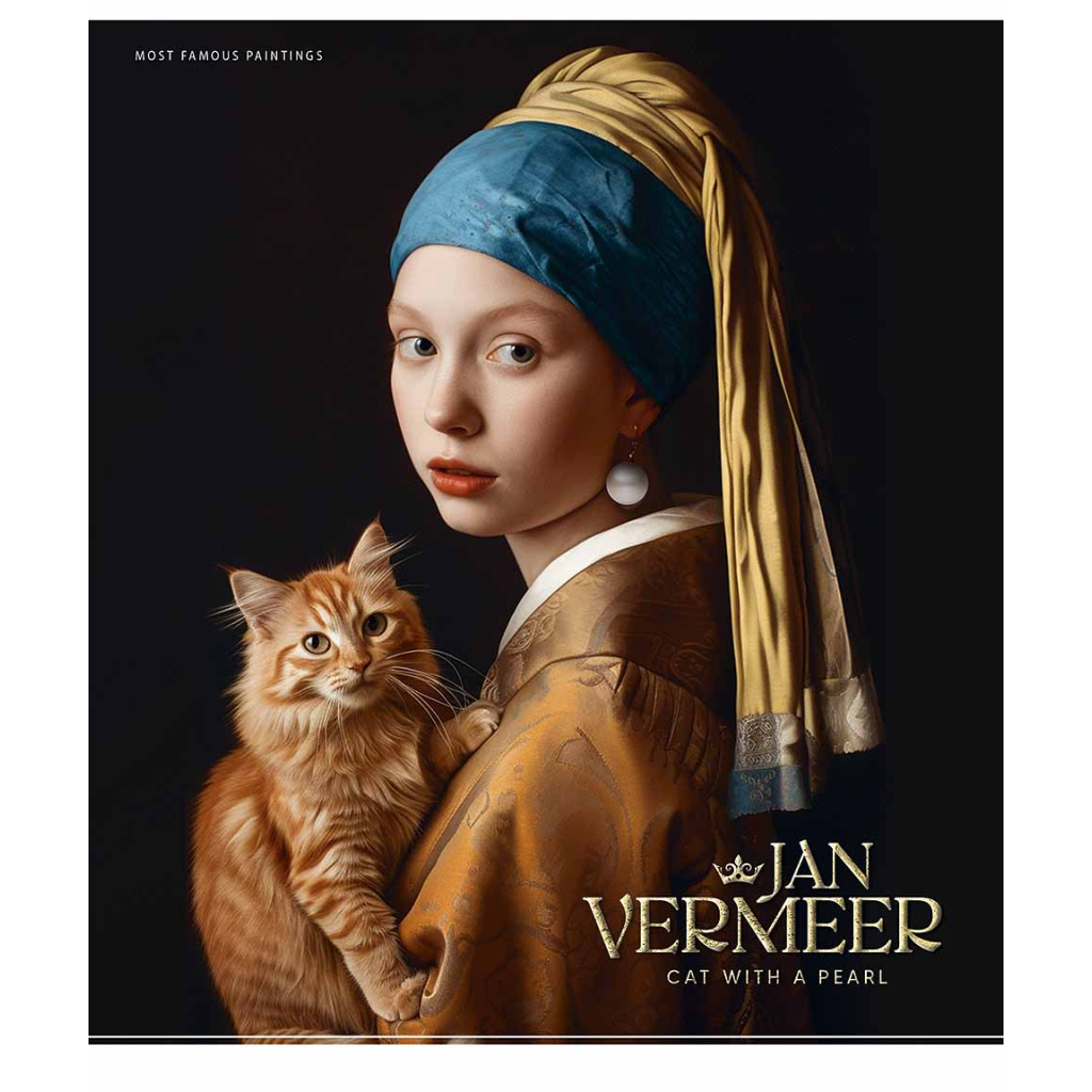 Зошит Школярик Cats in art 60 аркушів клітинка (060-3430K) - зображення 2