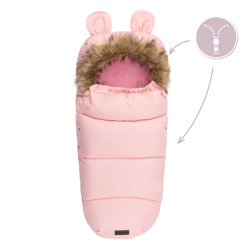 Зимовий конверт MoMi Sleeping bag pink (AKCE00033) - зображення 6