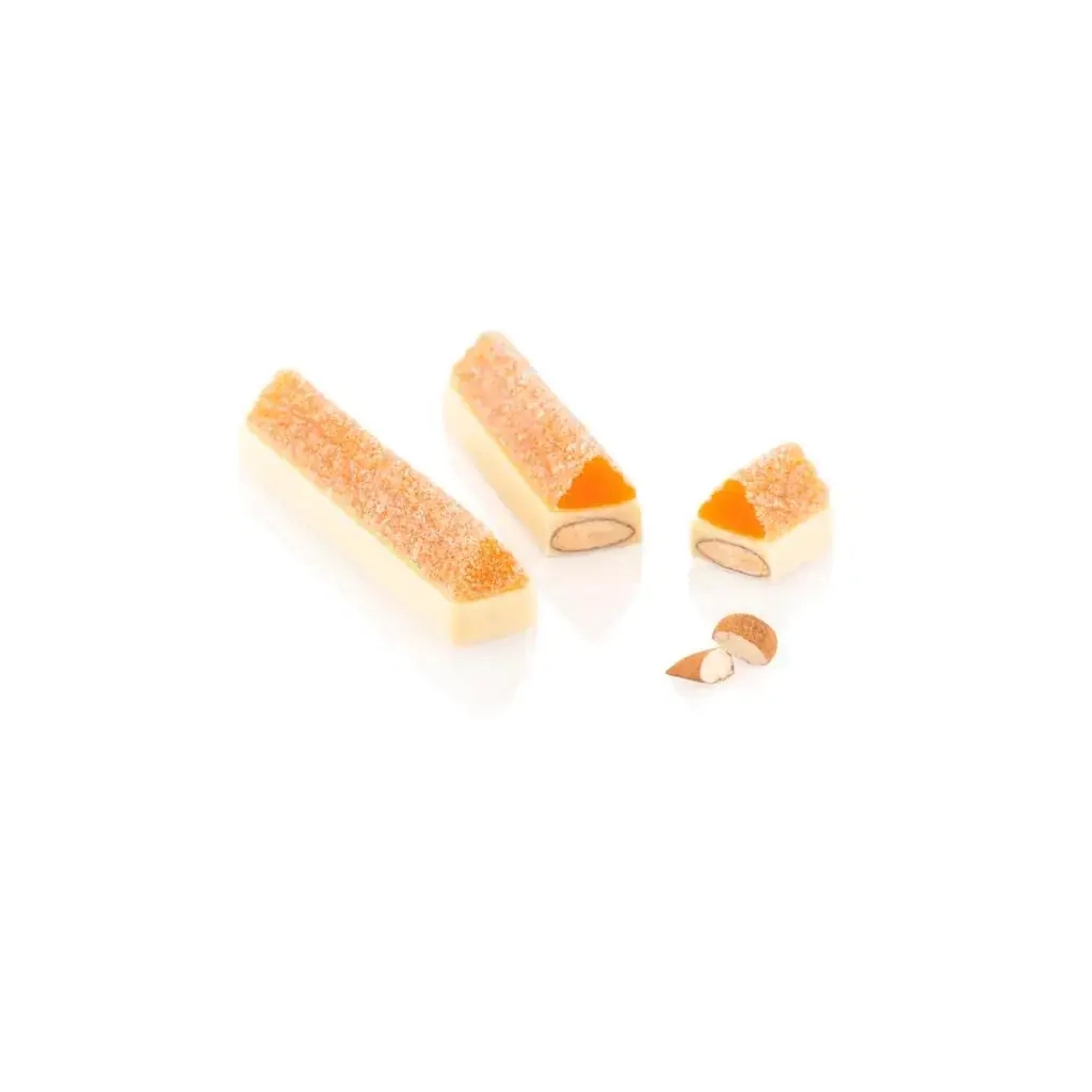 Форма для шоколаду Silikomart Kit Bar Tronco для батончика 128x33 h14 мм, 115x20 h13 мм 8х48 мл (CH016 - KIT BAR TRONCO) - зображення 2