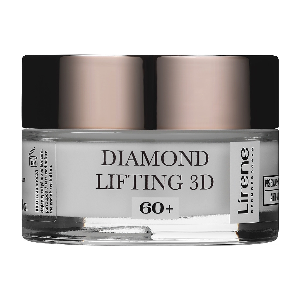 Крем для обличчя Lirene Diamond lifting 3D Cream Регенерувальний 60+ 50 мл (5900717076938) - изображение 1