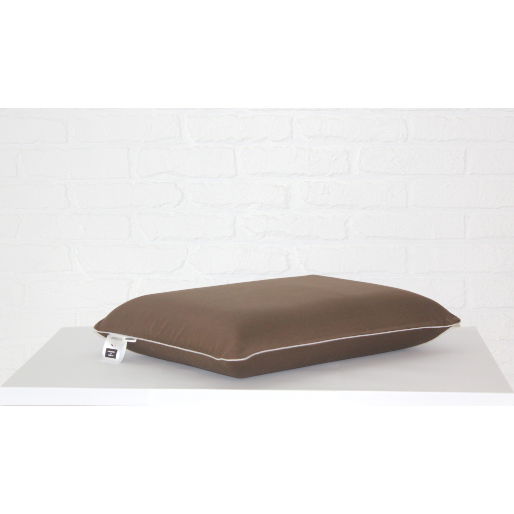 Подушка MirSon ортопедична 6057 Delicate satin Cacao Men 59х43х12 (2200003261806) - зображення 3