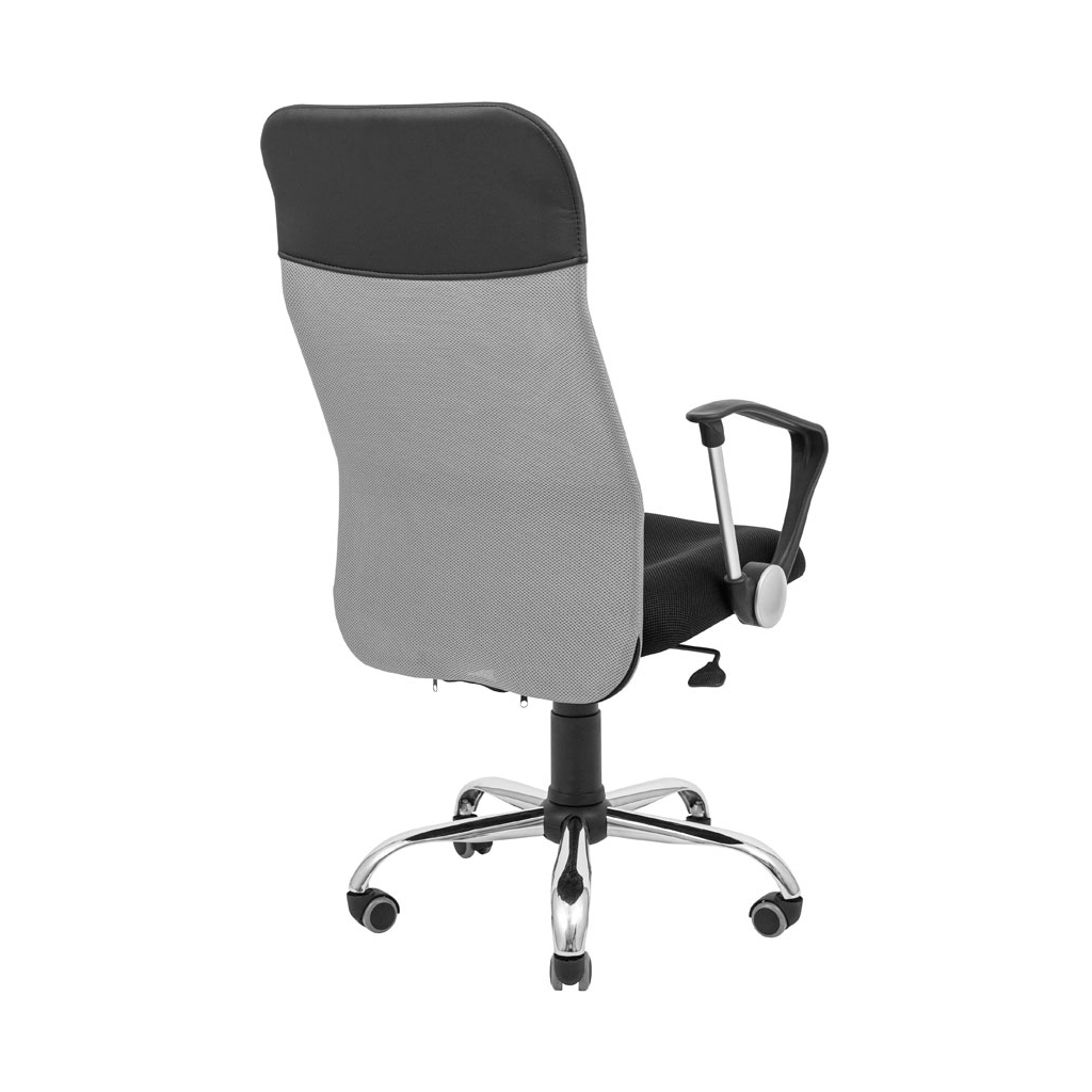 Офісне крісло Richman Ультра Ю Хром M-1 (Tilt) Сітка чорна + сіра (ADD0003102) - зображення 4