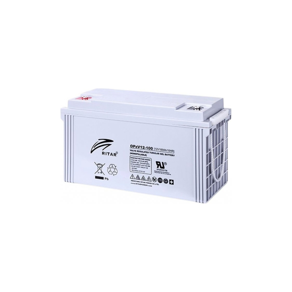 Батарея до ДБЖ Ritar 12V-100Ah GEL (OPZV12-100) - зображення 1