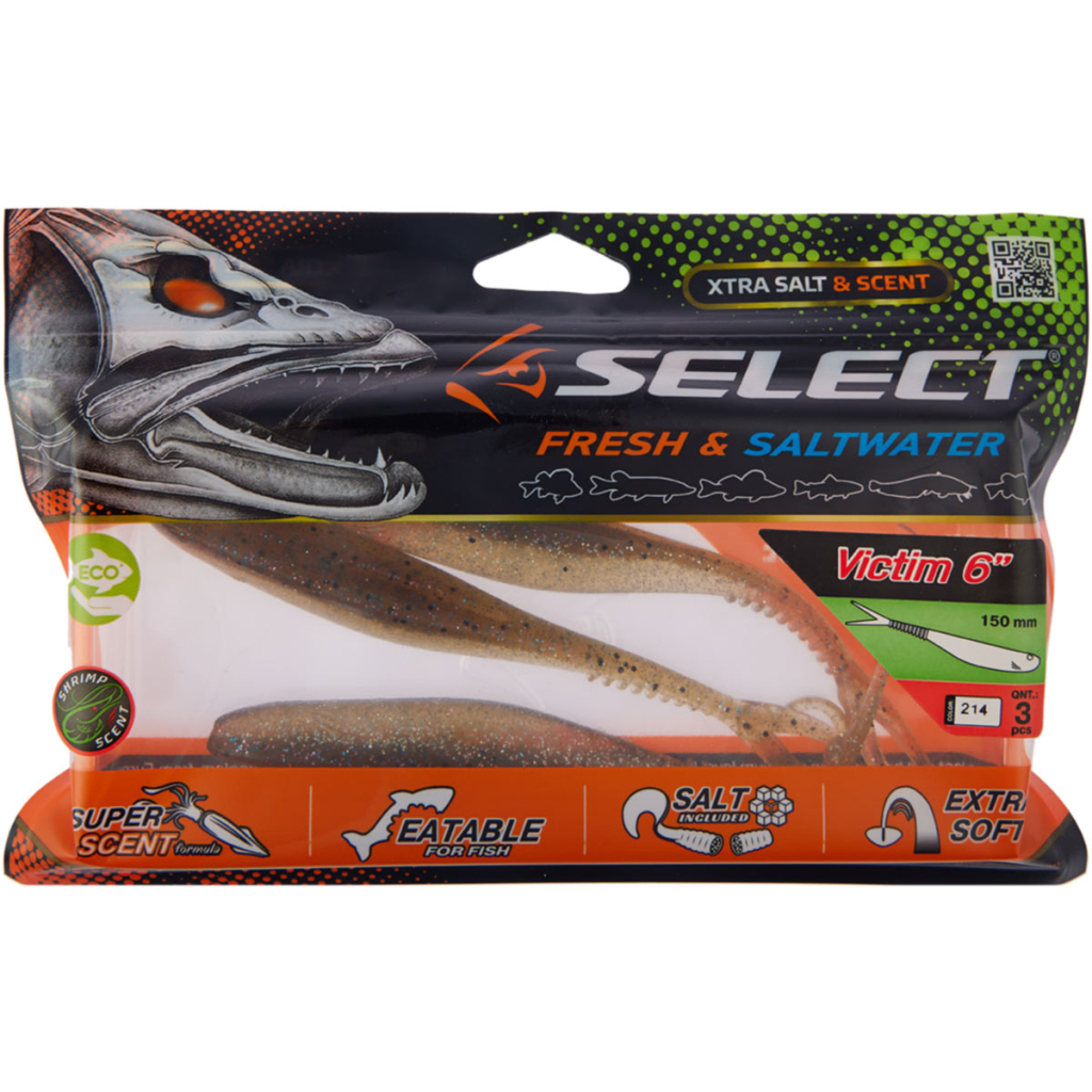 Силікон рибальський Select Victim V-Tail 6" 214 (3 шт/уп) (1870.74.55) - зображення 2