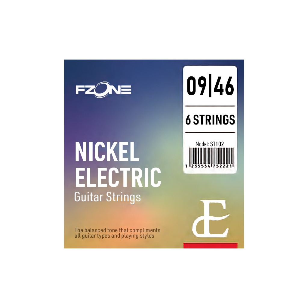 Струни для гітари Fzone Electric Nickel (09-46) (ST102) - зображення 1