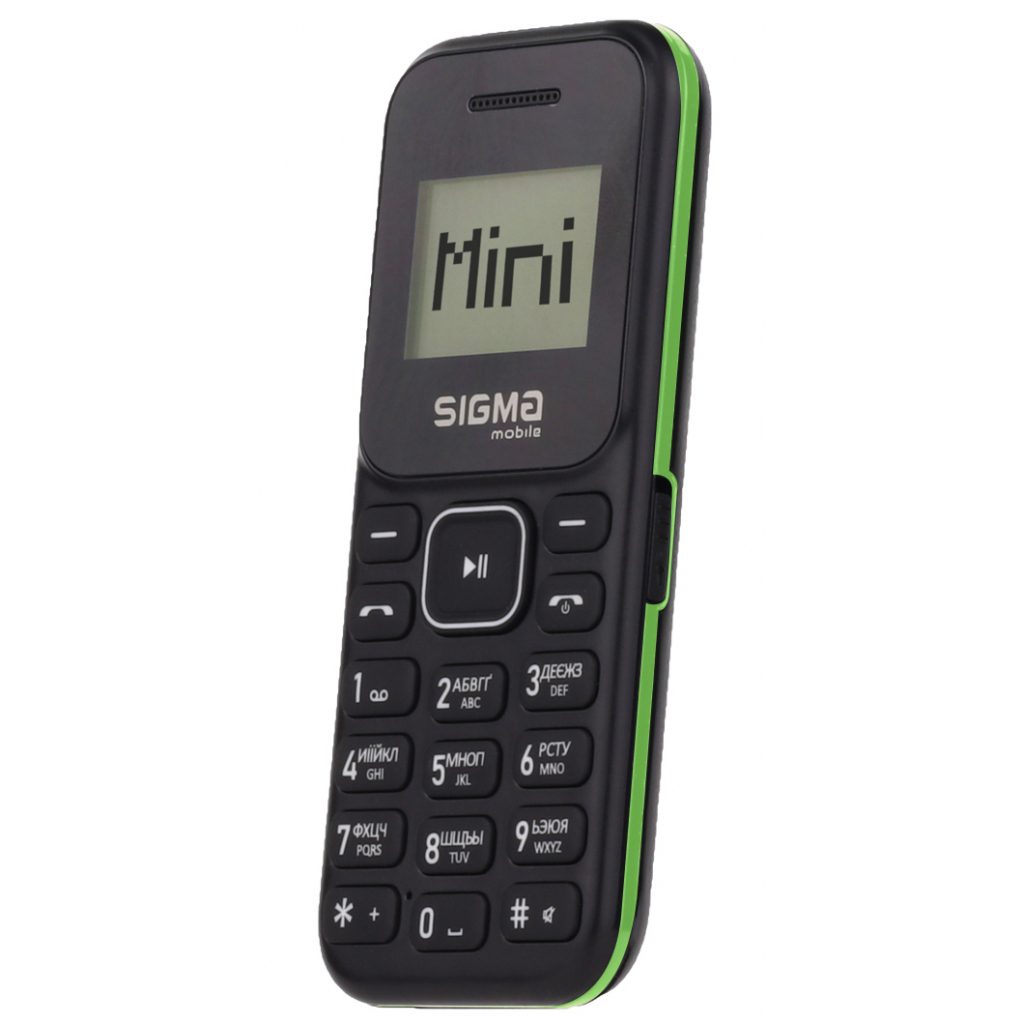 Мобільний телефон Sigma X-style 14 MINI Black-Green (4827798120729) - зображення 3