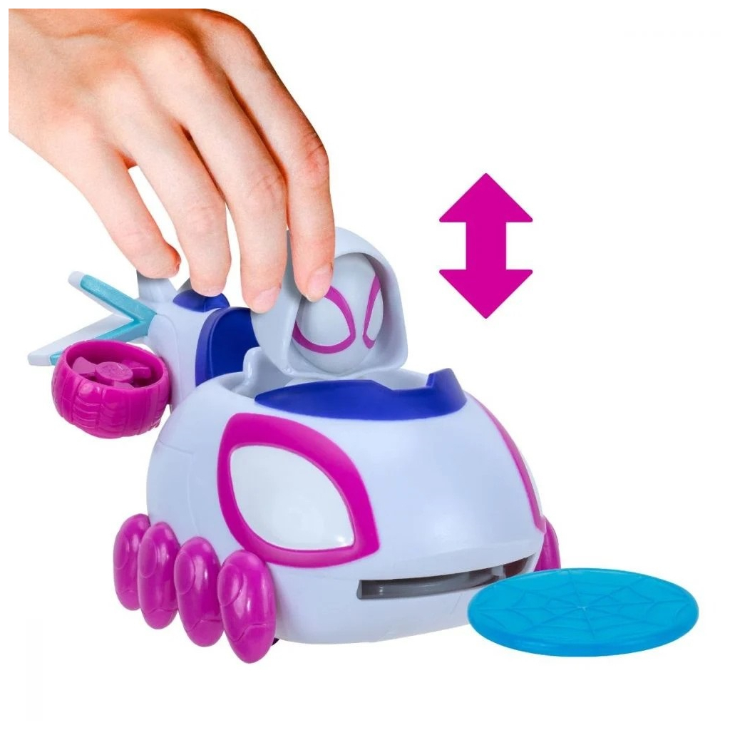 Машина Spidey Little Vehicle Ghost Spider W1 Привид-павук (SNF0009) - изображение 5