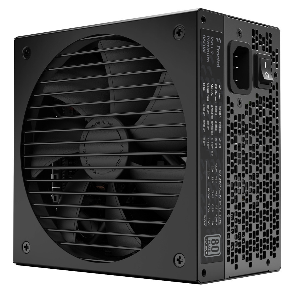 Блок живлення Fractal Design 860W Ion + 2 Platinum (FD-P-IA2P-860-EU) - зображення 1