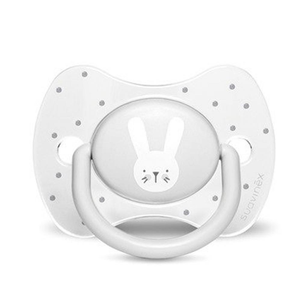 Пустушка Suavinex Hygge Затишні історії 18+ міс. сірий зайчик (306617) - зображення 1